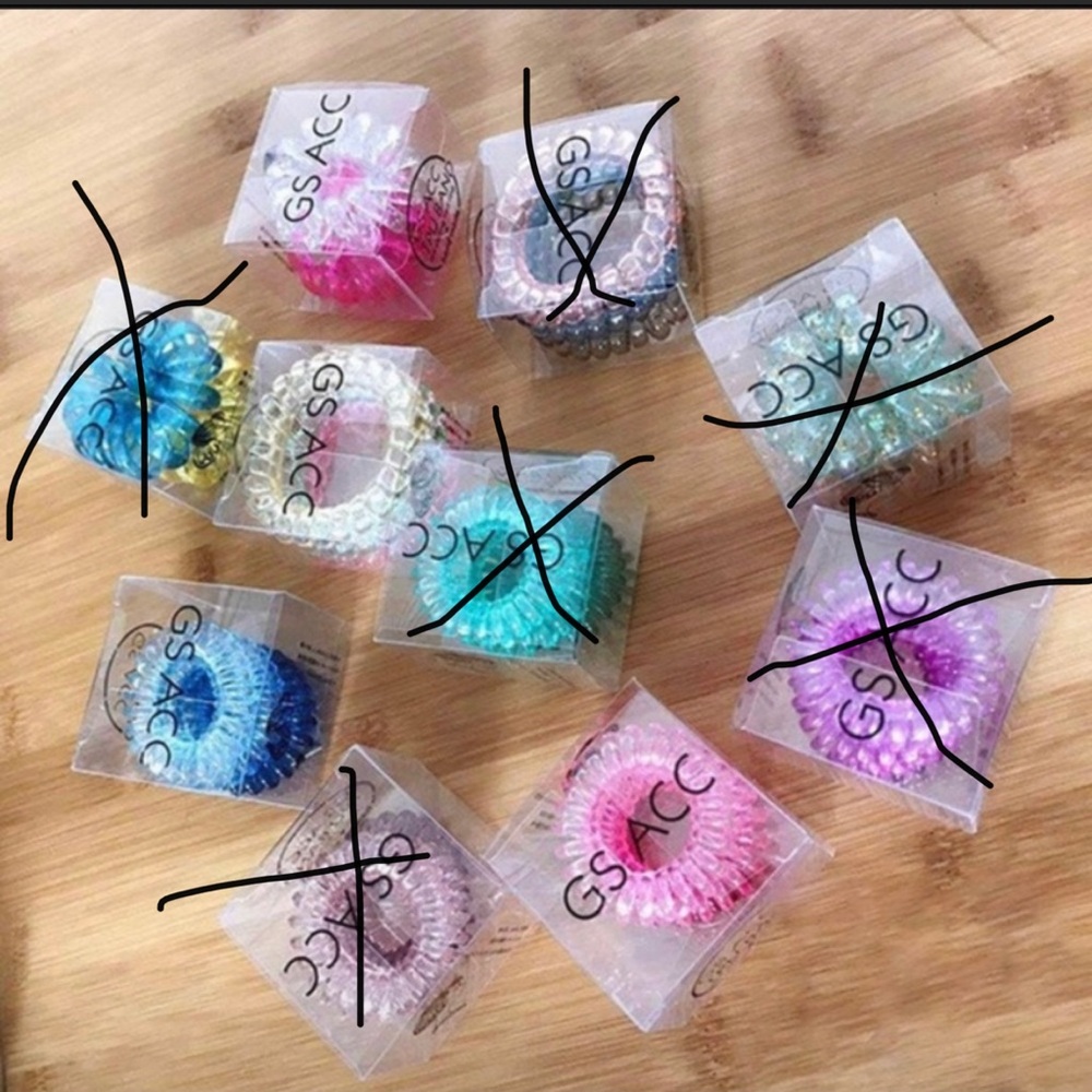 Colorful Elastic Spiral Hair Ties